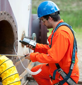 ammonia detector on site