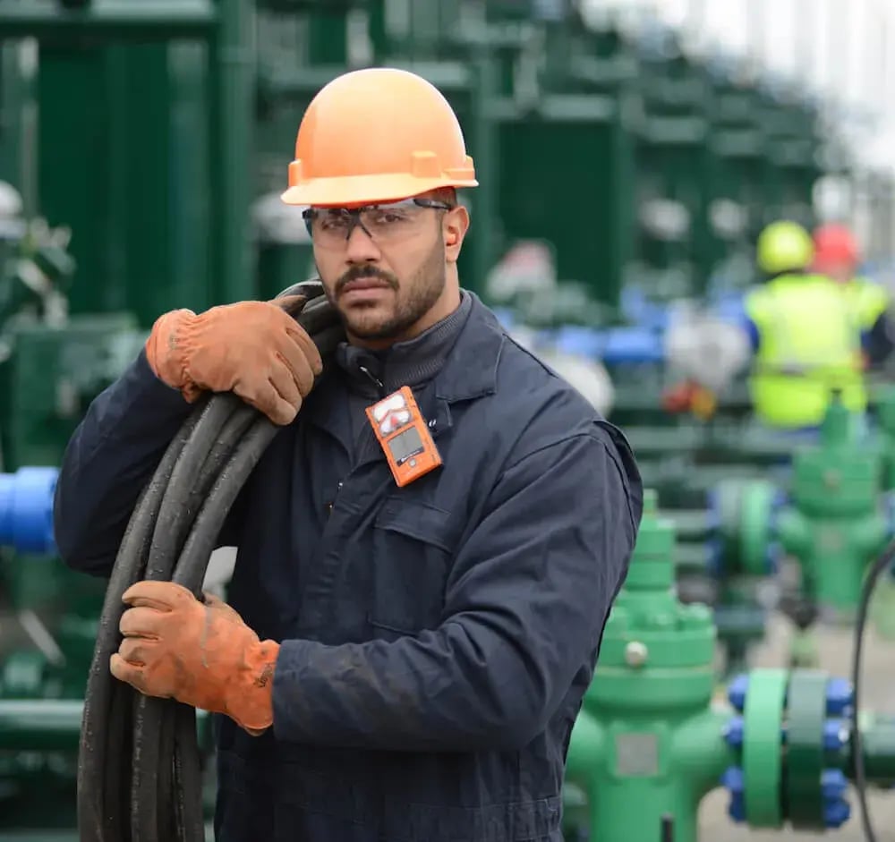 worker carrying materials